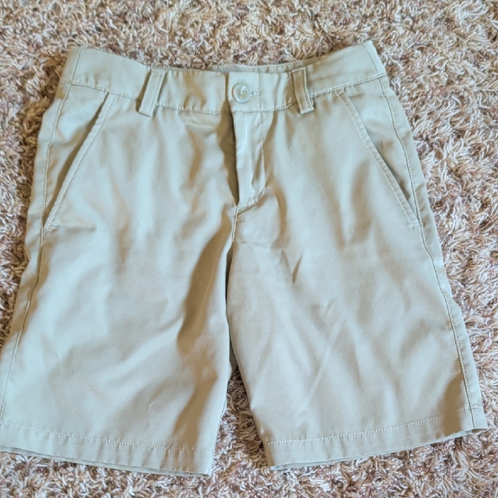 Under Armour Boys Tan Performance Shorts